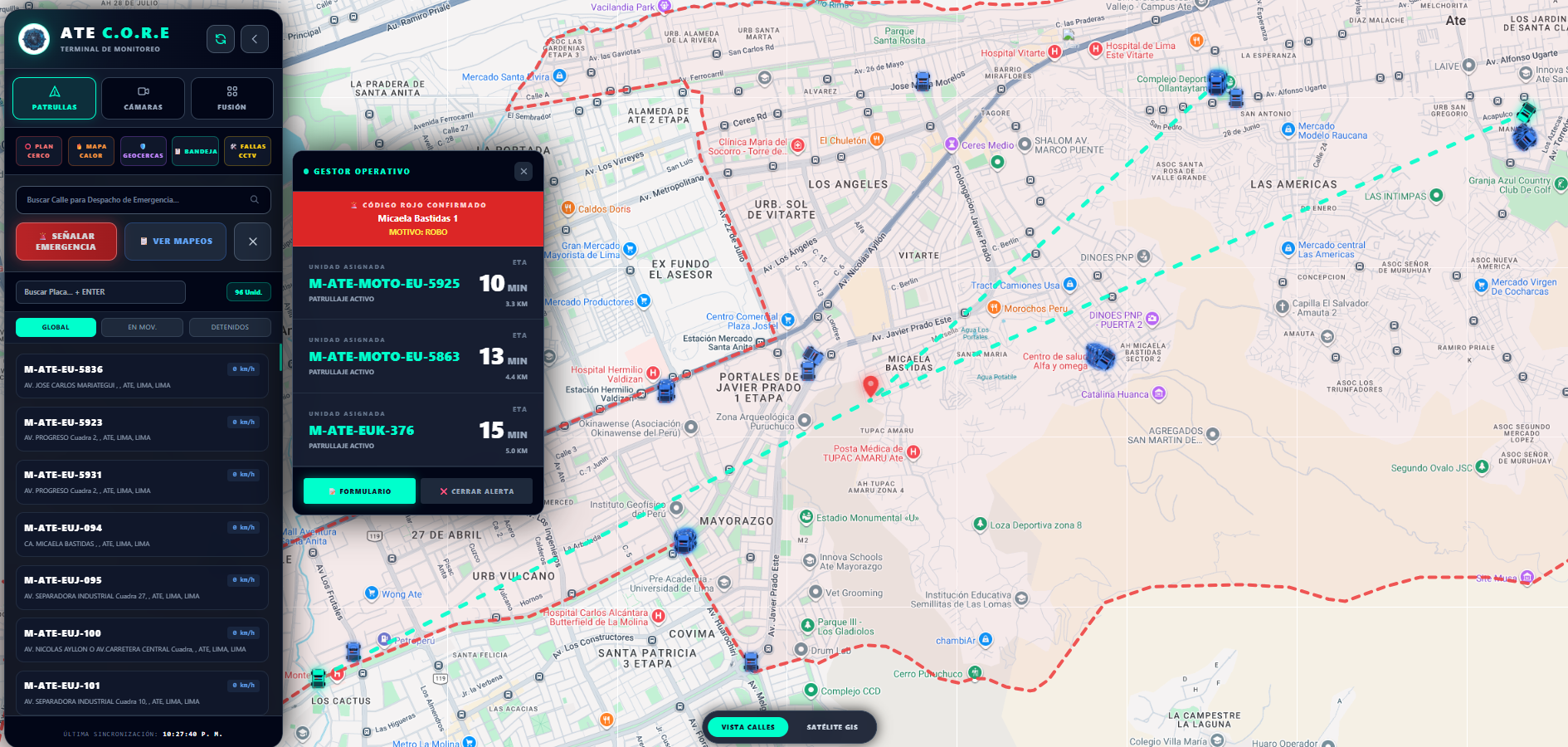 Emergencia Mapa